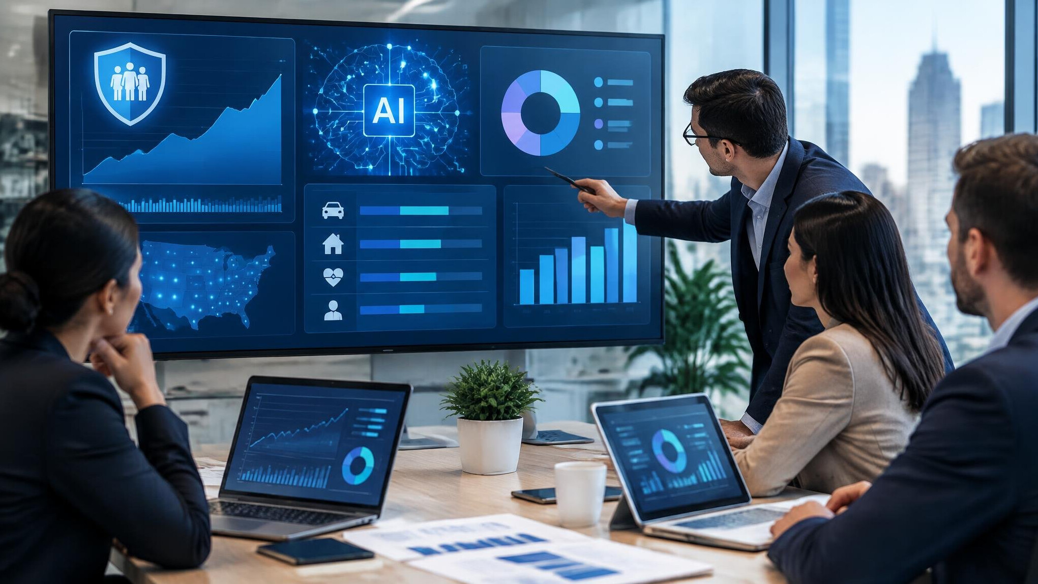 ai analyzing insurance data